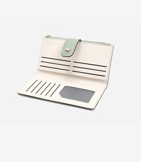Carteira Feminina de Couro Alina | Wallets | Cores variadas | Detalhe 5 | Vivièn