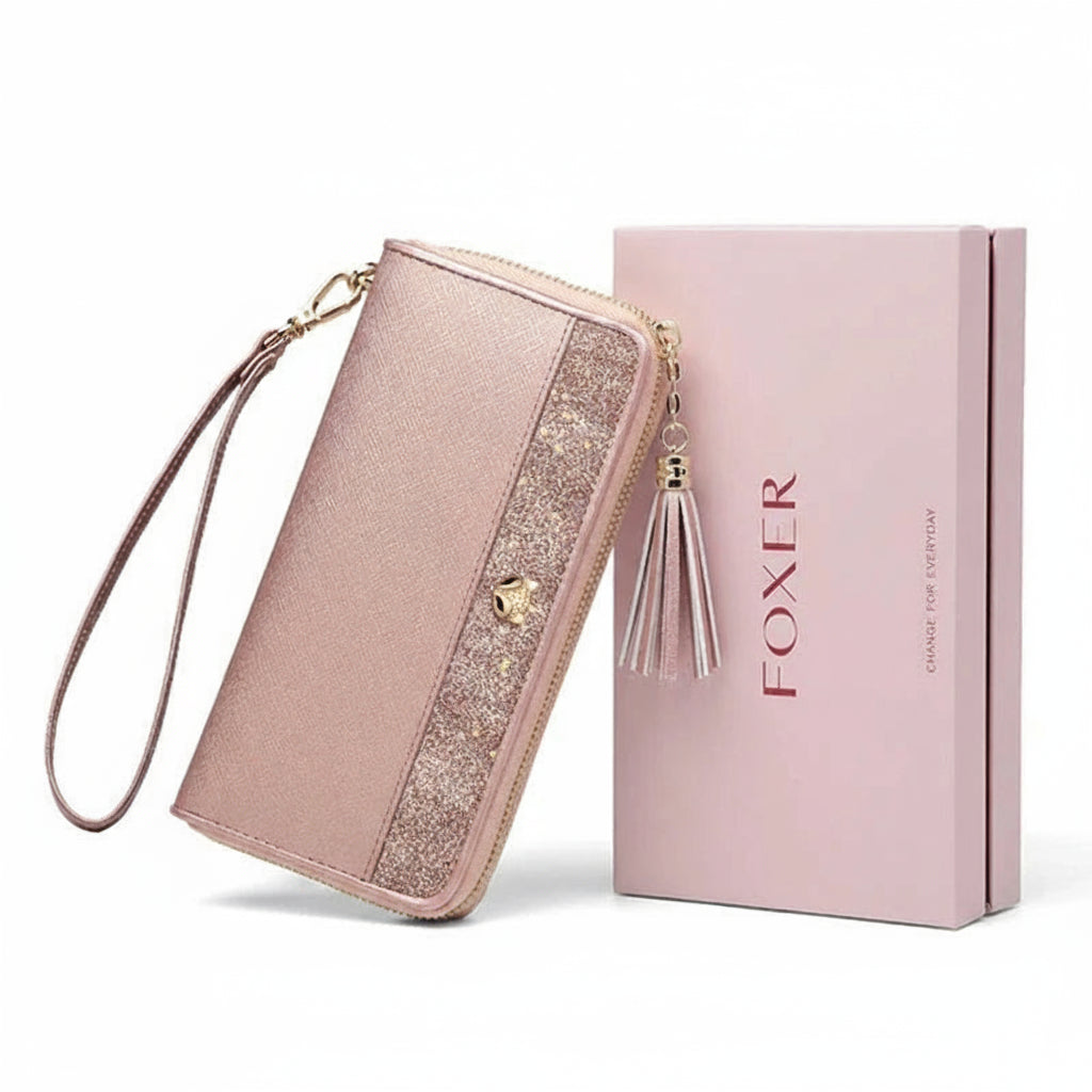 Carteira Feminina de Couro Clarice | Wallets | Rosa | Vivièn