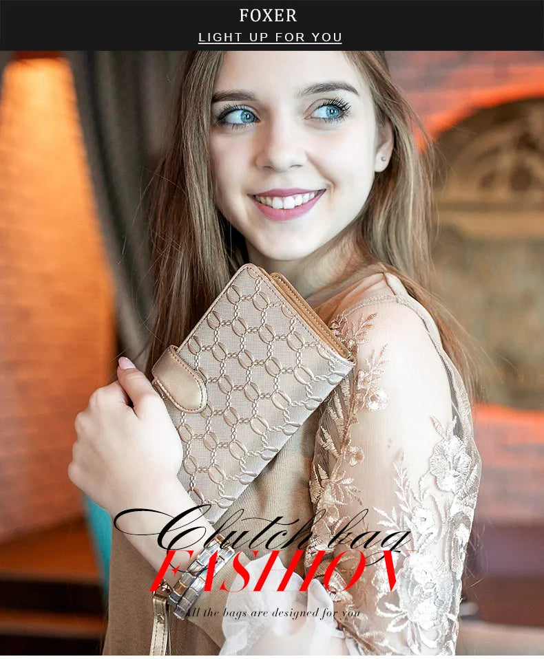 Carteira Feminina de Couro Dominique | Wallets | Dourada | Detalhe 6 | Vivièn