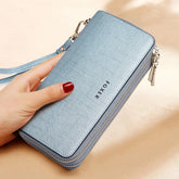 Carteira Feminina de Couro Genuíno Beatrice | Wallets | Cores variadas | Detalhe 15 | Vivièn