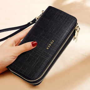 Carteira Feminina de Couro Genuíno Beatrice | Wallets | Cores variadas | Detalhe 22 | Vivièn
