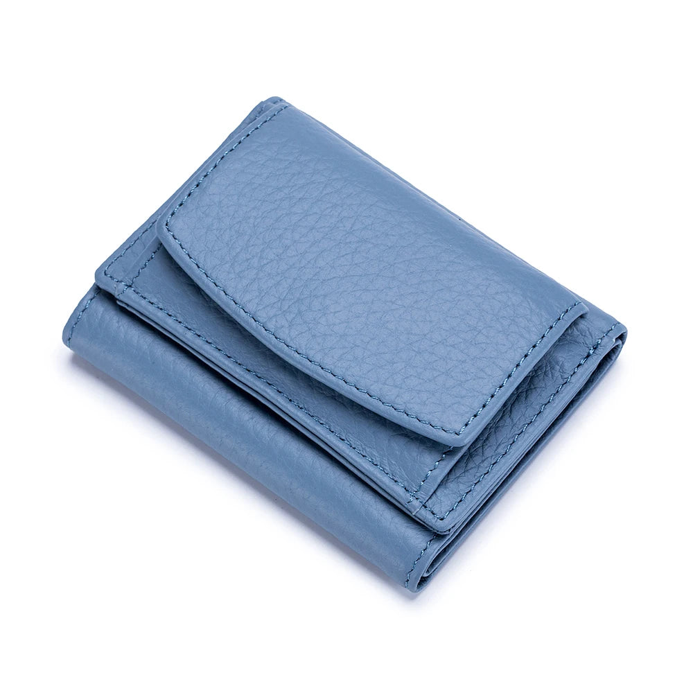 Carteira Feminina de Couro Genuíno Elora | Wallets | Cores variadas | Detalhe 10 | Vivièn