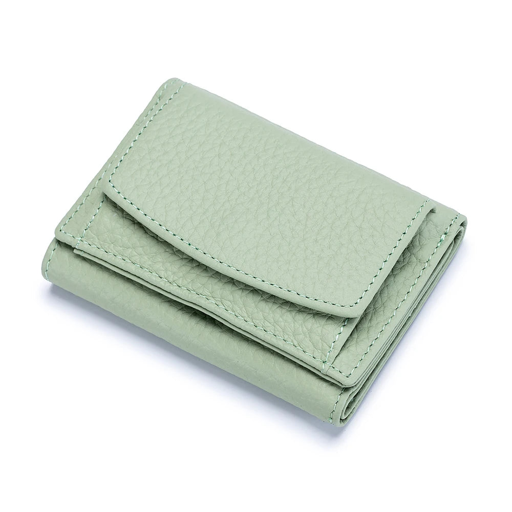 Carteira Feminina de Couro Genuíno Elora | Wallets | Cores variadas | Detalhe 16 | Vivièn