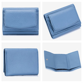 Carteira Feminina de Couro Genuíno Elora | Wallets | Cores variadas | Detalhe 2 | Vivièn