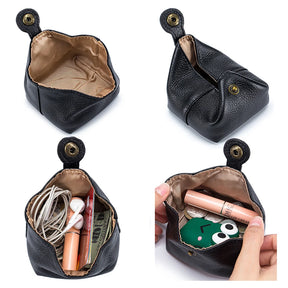 Carteira Feminina de Couro Genuíno Jade | Wallets | Cores variadas | Detalhe 2 | Vivièn