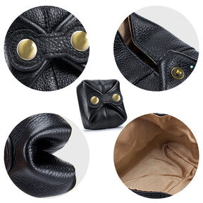 Carteira Feminina de Couro Genuíno Jade | Wallets | Cores variadas | Detalhe 3 | Vivièn