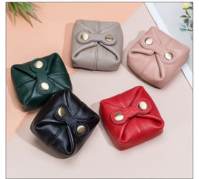 Carteira Feminina de Couro Genuíno Jade | Wallets | Cores variadas | Lateral | Vivièn