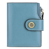 Carteira Feminina de Couro Genuíno Kira | Wallets | Cores variadas | Detalhe 3 | Vivièn