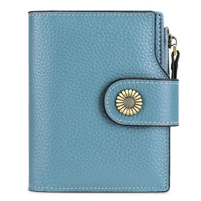 Carteira Feminina de Couro Genuíno Kira | Wallets | Cores variadas | Detalhe 3 | Vivièn