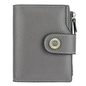 Carteira Feminina de Couro Genuíno Kira | Wallets | Cores variadas | Detalhe 7 | Vivièn