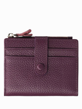 Carteira Feminina de Couro Genuíno Maia | Wallets | Cores variadas | Costas | Vivièn
