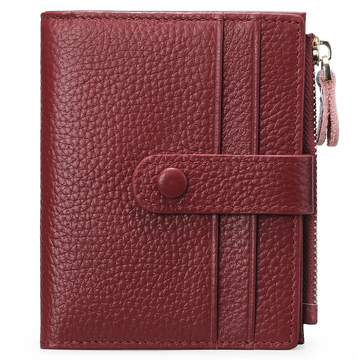 Carteira Feminina de Couro Genuíno Maia | Wallets | Cores variadas | Detalhe 2 | Vivièn