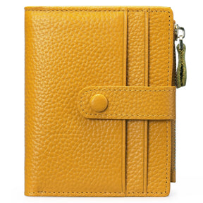 Carteira Feminina de Couro Genuíno Maia | Wallets | Cores variadas | Detalhe 5 | Vivièn