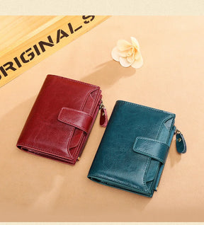 Carteira Feminina de Couro Inês | Wallets | Cores variadas | Detalhe 10 | Vivièn