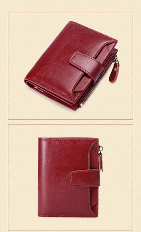 Carteira Feminina de Couro Inês | Wallets | Cores variadas | Detalhe 11 | Vivièn