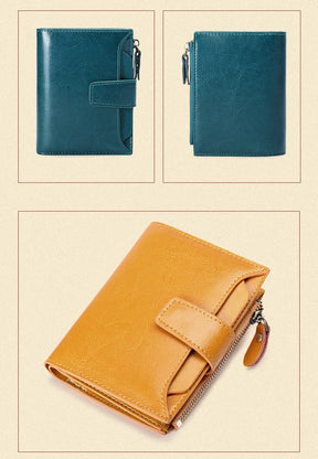 Carteira Feminina de Couro Inês | Wallets | Cores variadas | Detalhe 14 | Vivièn