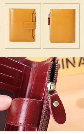 Carteira Feminina de Couro Inês | Wallets | Cores variadas | Detalhe 15 | Vivièn