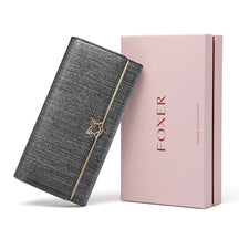 Carteira Feminina de Couro Lilian | Wallets | Cores variadas | Costas | Vivièn