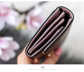 Carteira Feminina de Couro Lilian | Wallets | Cores variadas | Detalhe 9 | Vivièn