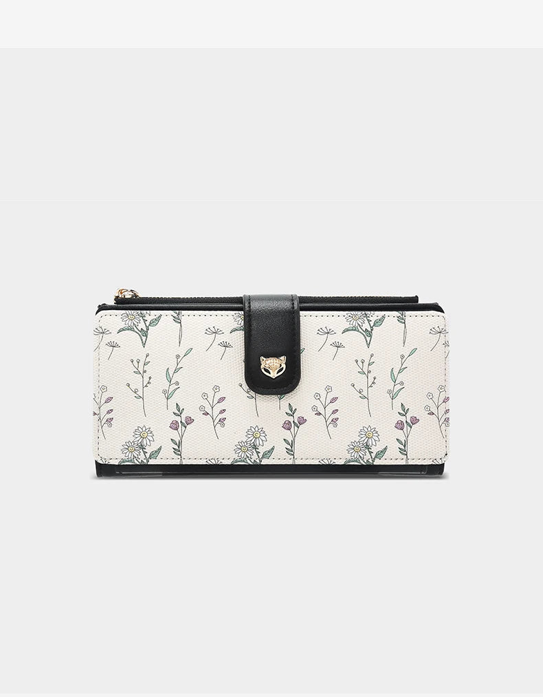 Carteira Feminina de Couro PU Selma | Wallets | Cores variadas | Detalhe 13 | Vivièn