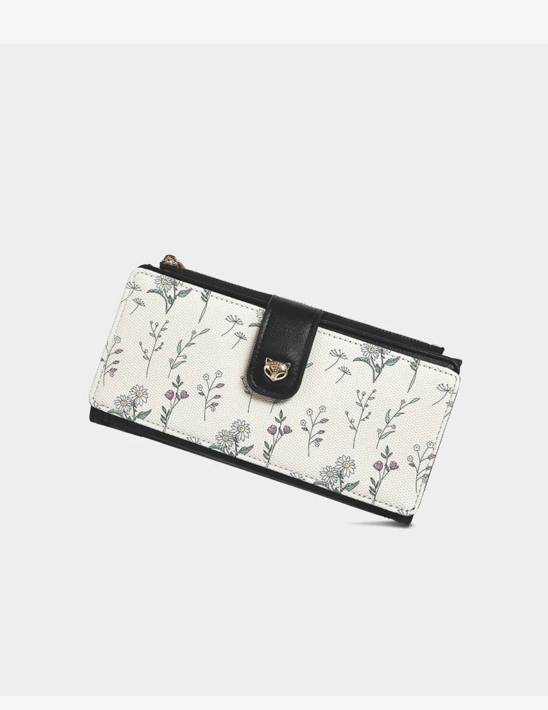 Carteira Feminina de Couro PU Selma | Wallets | Cores variadas | Detalhe 14 | Vivièn