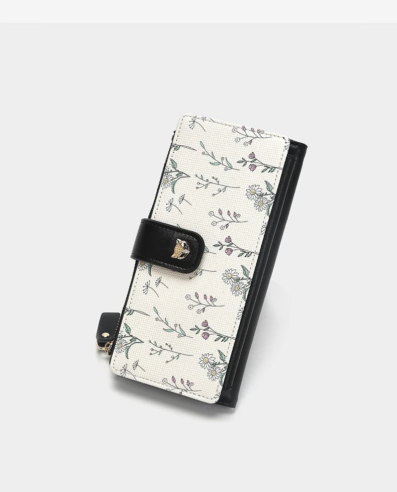 Carteira Feminina de Couro PU Selma | Wallets | Cores variadas | Detalhe 16 | Vivièn