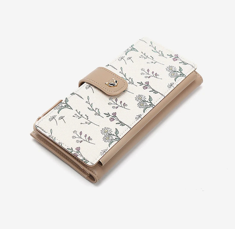 Carteira Feminina de Couro PU Selma | Wallets | Cores variadas | Detalhe 2 | Vivièn