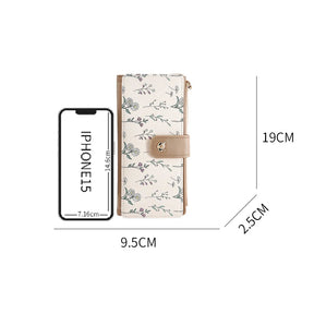 Carteira Feminina de Couro PU Selma | Wallets | Cores variadas | Detalhe 4 | Vivièn