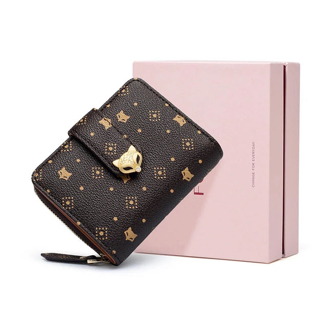 Carteira Feminina Elara | Wallets | Marrom | Costas | Vivièn