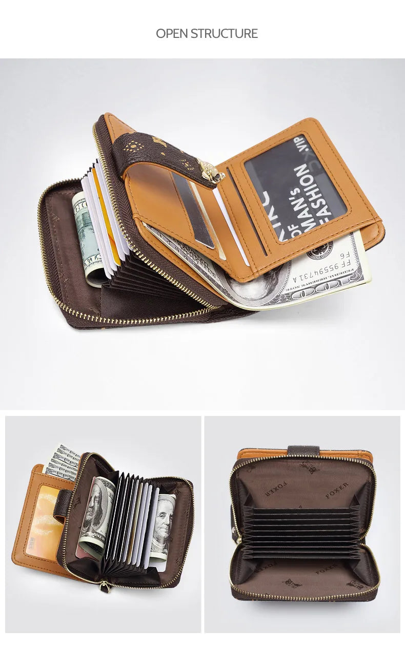 Carteira Feminina Elara | Wallets | Marrom | Detalhe 6 | Vivièn