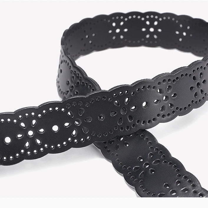Cinto Feminino de Couro Adele | Belts | Cores variadas | Detalhe 1 | Vivièn