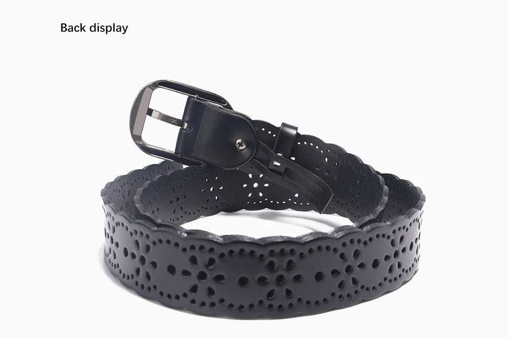 Cinto Feminino de Couro Adele | Belts | Cores variadas | Detalhe 4 | Vivièn