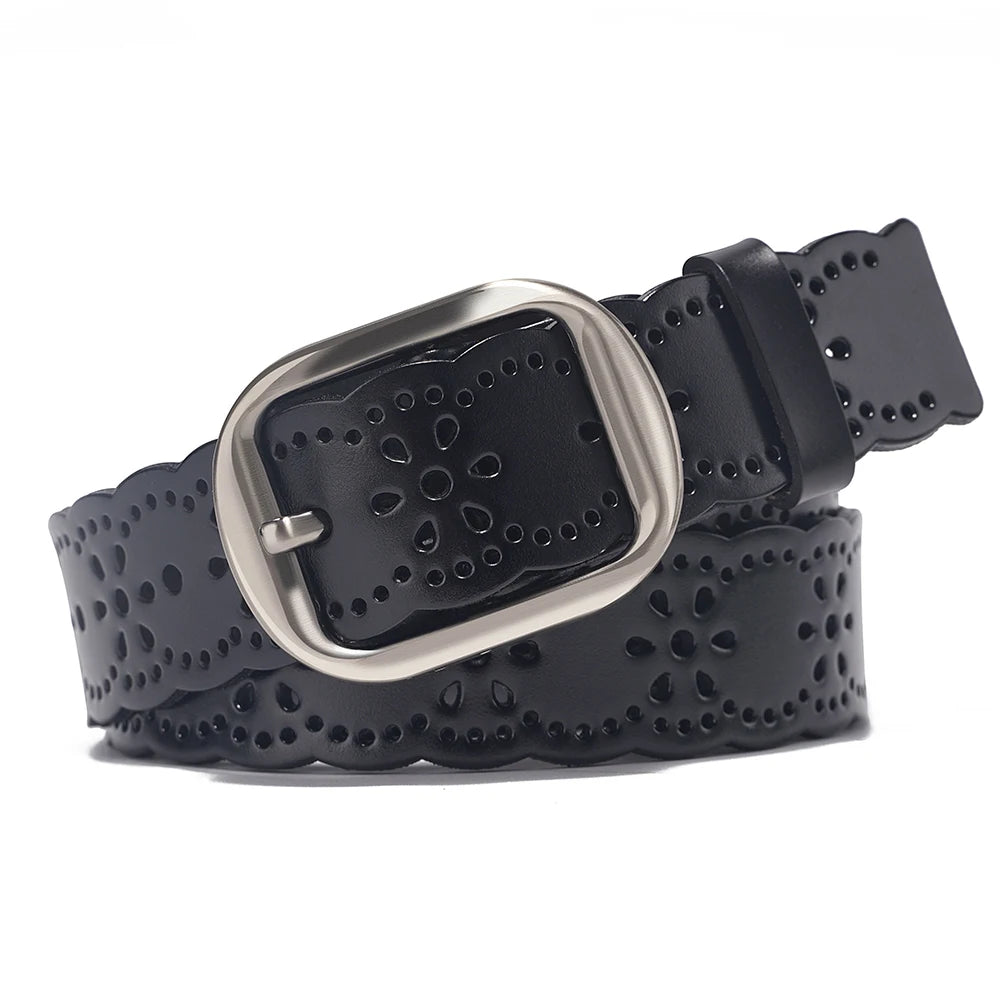 Cinto Feminino de Couro Adele | Belts | Cores variadas | Detalhe 5 | Vivièn