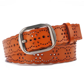 Cinto Feminino de Couro Adele | Belts | Cores variadas | Lateral | Vivièn