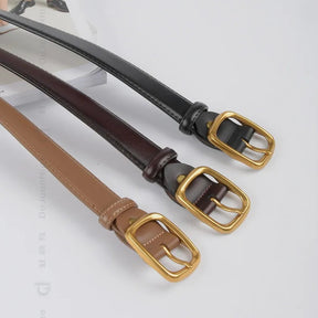 Cinto Feminino de Couro Agnes | Belts | Cores variadas | Detalhe 3 | Vivièn