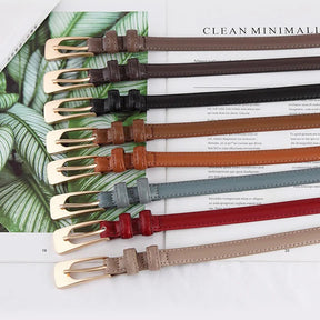 Cinto Feminino de Couro Alba | Belts | Cores variadas | Detalhe 1 | Vivièn