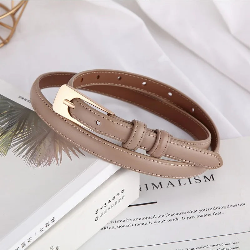 Cinto Feminino de Couro Alba | Belts | Cores variadas | Detalhe 7 | Vivièn