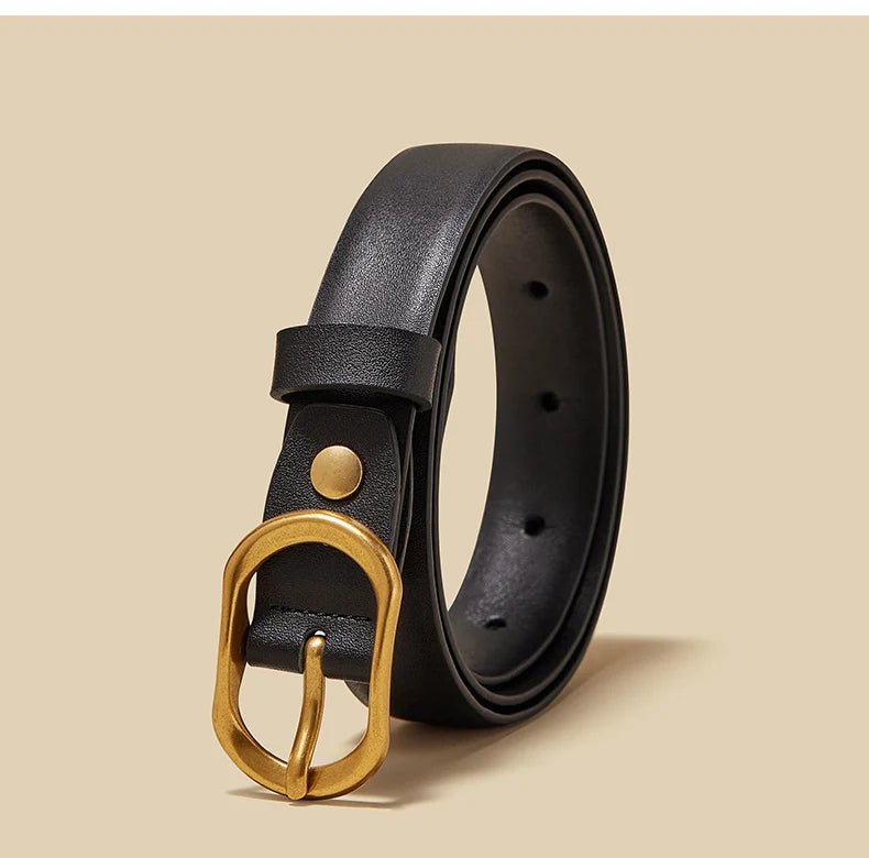 Cinto Feminino de Couro Astrid | Belts | Cores variadas | Detalhe 6 | Vivièn