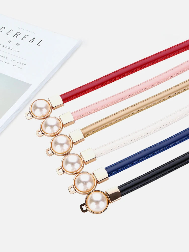 Cinto Feminino de Couro Clara | Belts | Cores variadas | Detalhe 1 | Vivièn