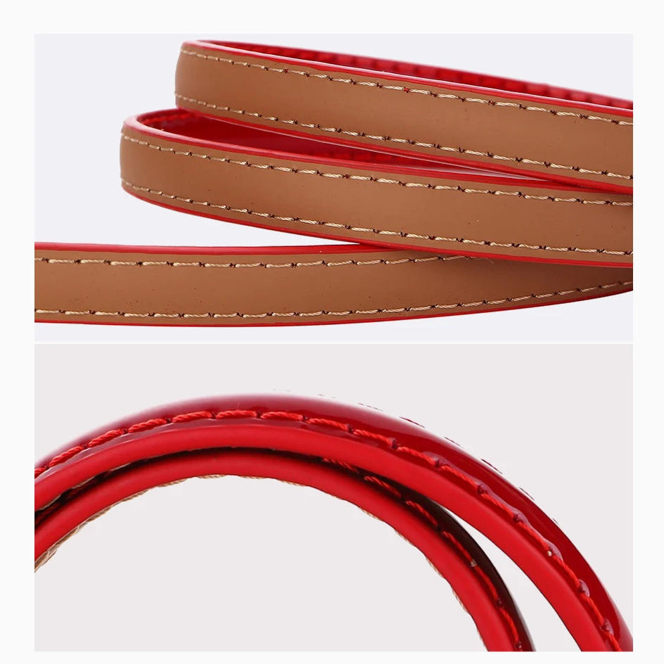 Cinto Feminino de Couro Clara | Belts | Cores variadas | Detalhe 3 | Vivièn