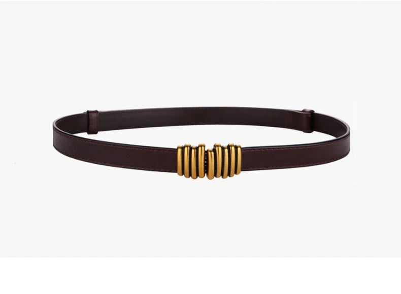 Cinto Feminino de Couro Feminino Lia | Belts | Cores variadas | Detalhe 8 | Vivièn