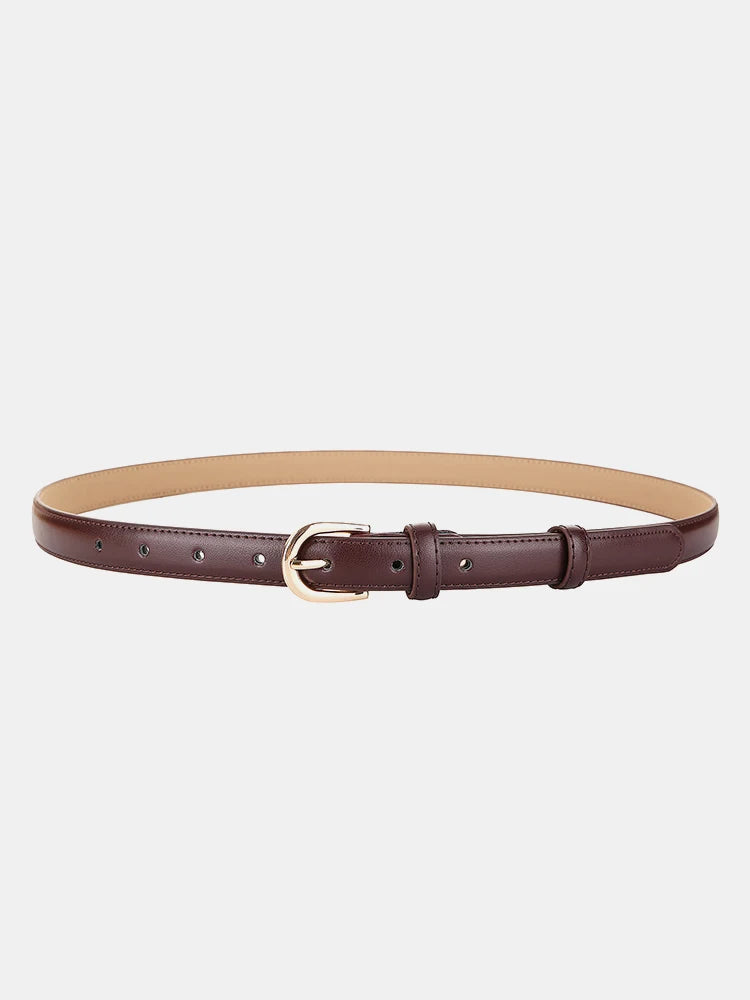 Cinto Feminino de Couro Genuíno Pilar | Belts | Cores variadas | Costas | Vivièn