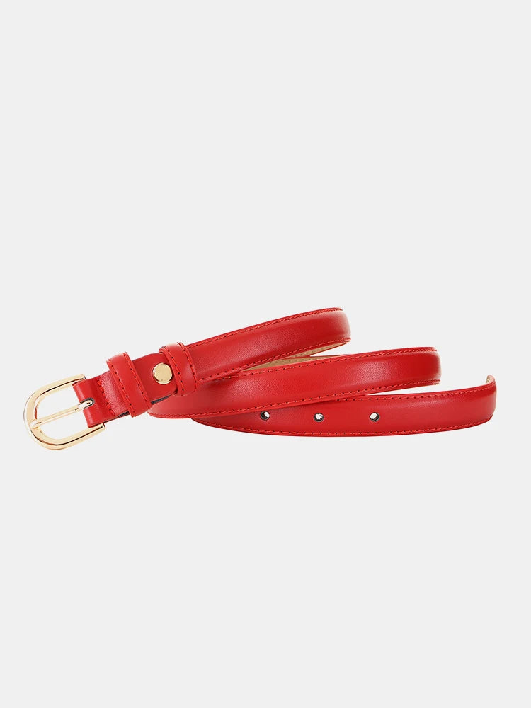 Cinto Feminino de Couro Genuíno Pilar | Belts | Cores variadas | Detalhe 1 | Vivièn