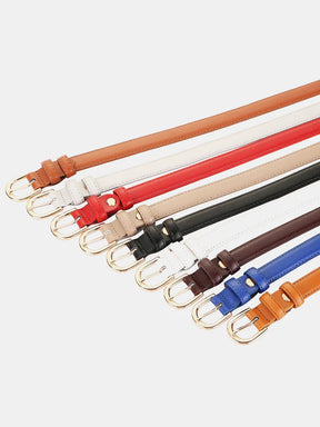 Cinto Feminino de Couro Genuíno Pilar | Belts | Cores variadas | Detalhe 3 | Vivièn