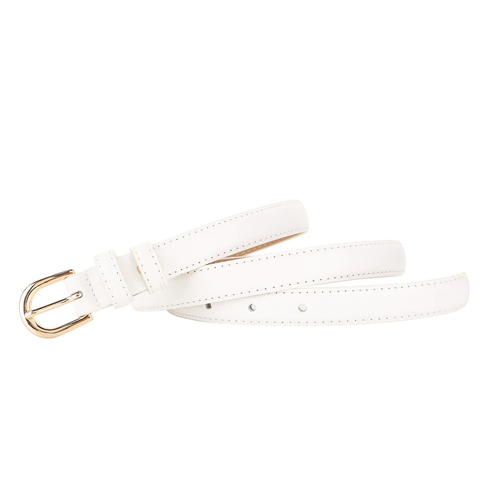 Cinto Feminino de Couro Genuíno Pilar | Belts | Cores variadas | Detalhe 7 | Vivièn