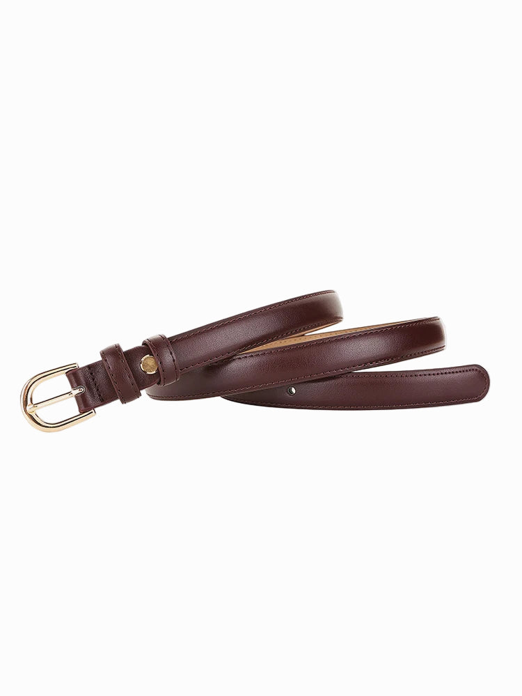 Cinto Feminino de Couro Genuíno Pilar | Belts | Cores variadas | Vivièn