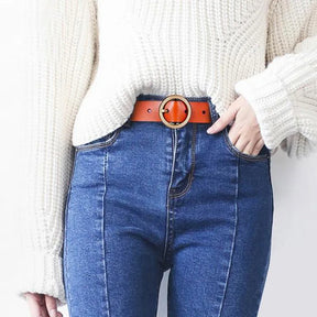 Cinto Feminino de Couro Nala | Belts | Cores variadas | Lateral | Vivièn