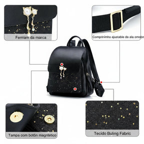 Mochila Feminina Ava | Backpacks | Preto | Detalhe 3 | Vivièn