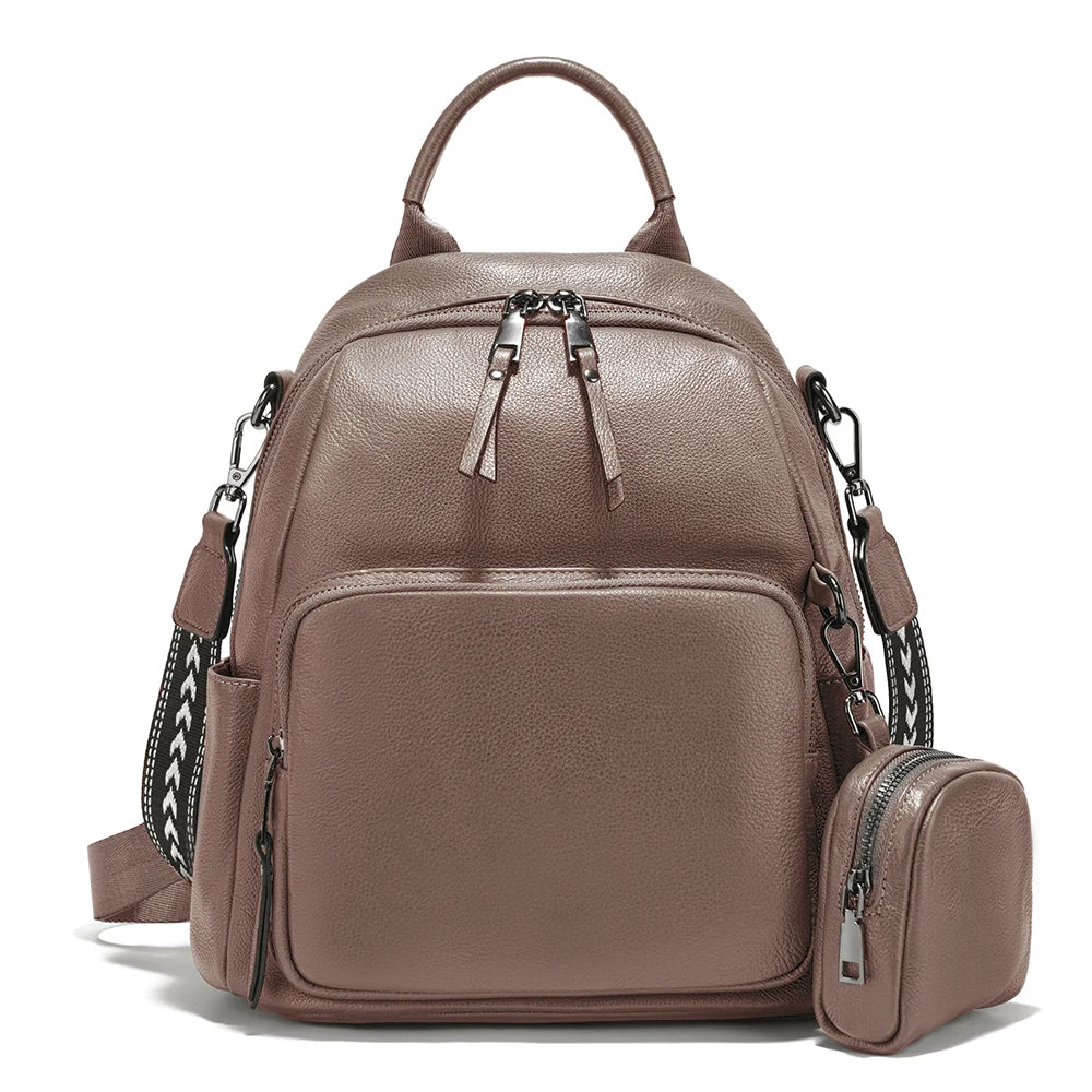 Mochila Feminina de Couro Genuíno Antonella | Backpacks | Cores variadas | Detalhe 11 | Vivièn