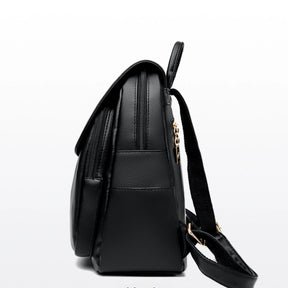 Mochila Feminina de Couro Genuíno Antonelli | Backpacks | Cores variadas | Detalhe 1 | Vivièn